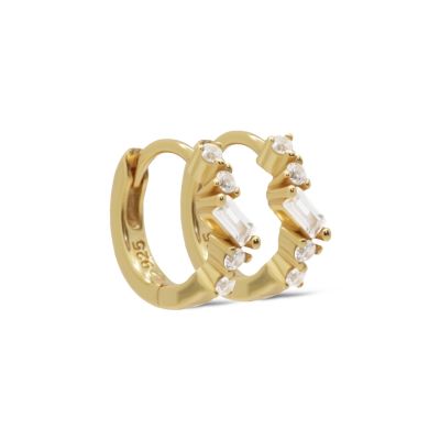 Plain Hinged Hoops JILLY 12MM