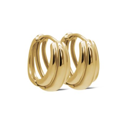 Hinged Hoops ROSY Croissant 14MM