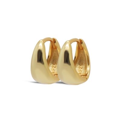 Hinged Hoops Plain Drop MIAM 11MM