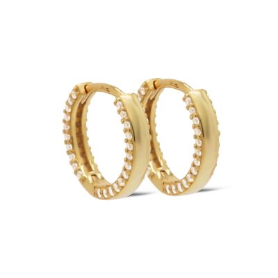 Hinged Hoops MONACO Zirconia 12MM