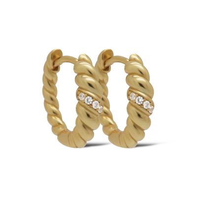 Hinged Hoops LIVIAH Twist 14MM