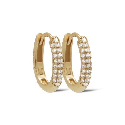 Hinged Hoops ROMIE Zirconia 15MM