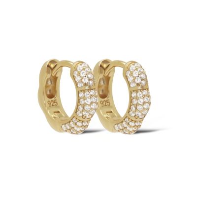 Hinged Hoops CELLIE Zirconia