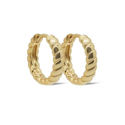 Hinged Hoops LILIA Swirl 14MM 