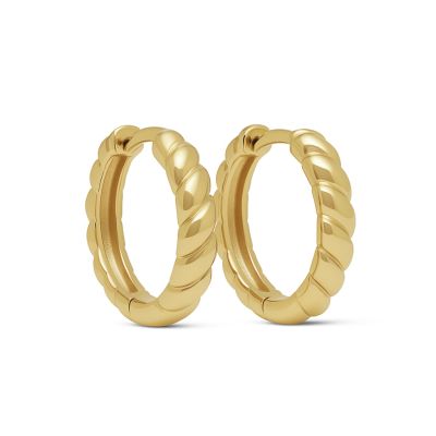 Hinged Hoops Lilia Swirl 18MM
