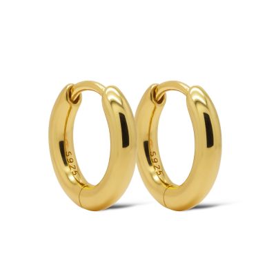 Plain Hinged Hoops ROXY 15MM