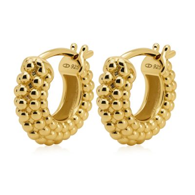 Hinged Hoops AMELIA Dots 18MM