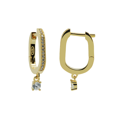 Hinged Hoops Sally Square