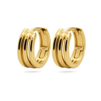 Hinged Hoops Triple Row