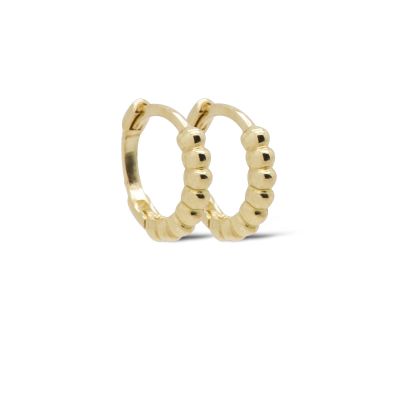 14 KARAAT GOUDEN Bolletjes Oorringen CLARA 10MM