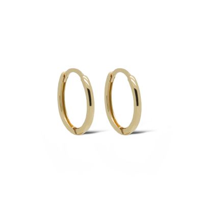 14 KARAAT GOUDEN Oorringen LIA 12MM