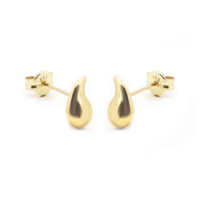 14K SOLID GOLD Earstuds MERI Drops