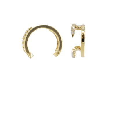 Earcuff Open Double Zirconia (1 piece)