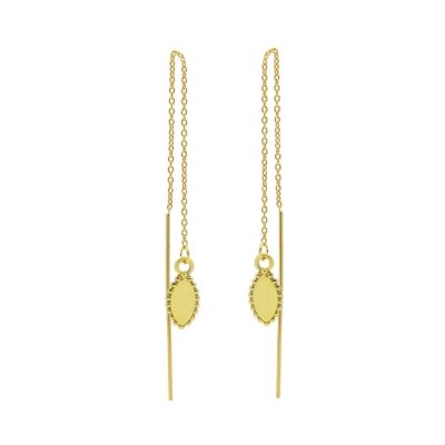 Pull Through Pointy Oval