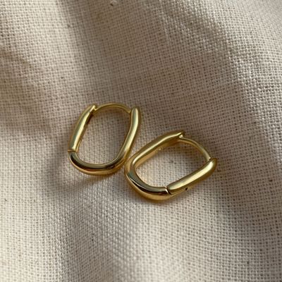 Plain Hinged Hoops Mini Round Square 12MM