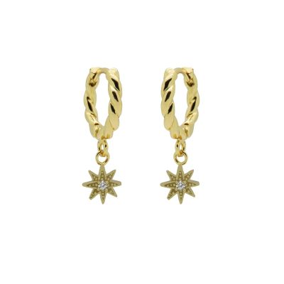 Hinged Twisted Hoops Symbols Morningstar