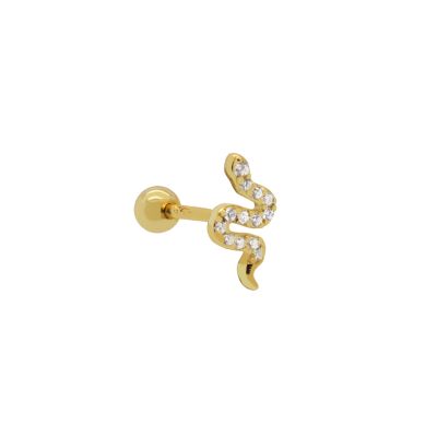 Piercing Zirconia Snake (1 PIECE)