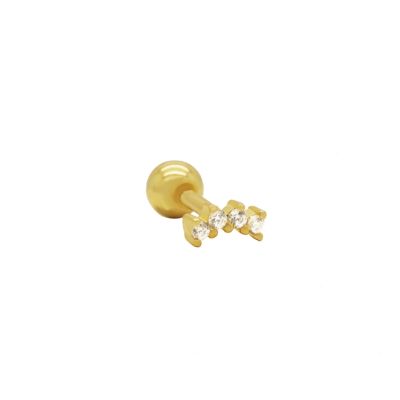 Piercing Zirconia Bow (1 PIECE)