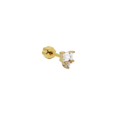 Piercing Zirconia Single Baguette (1piece)