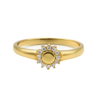 Ring Zirconia Flower