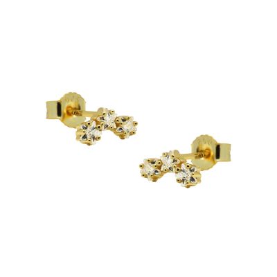 Karma Zirconia Symbols Triple Bow