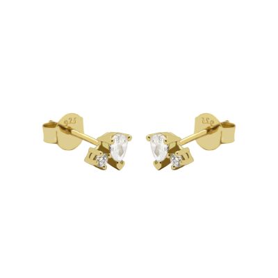 Zirconia Drop Earstuds | KARMA Jewelry