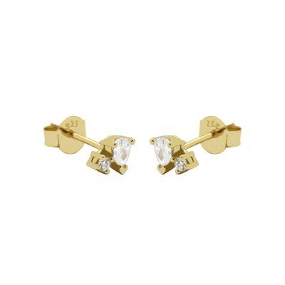 Zirconia Drop Earstuds | KARMA Jewelry