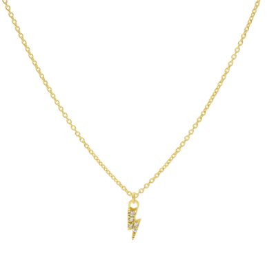 Necklace Zirconia Lightning