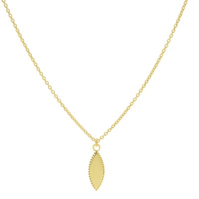 Necklace Pointy Dots Oval