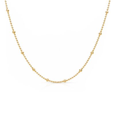 Necklace Dots Chain Diamond