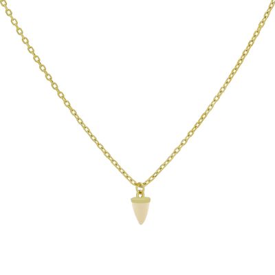 Necklace Emaille Cone Nude