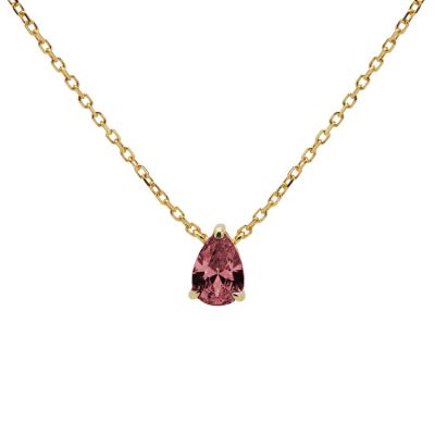 Necklace JULIA WINE RED