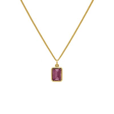 Necklace LIV Wine Red