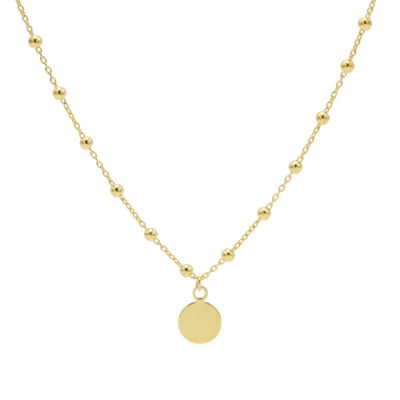 Necklace Dots Disc