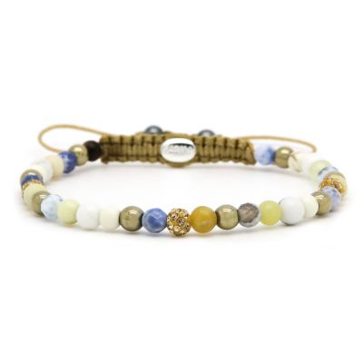 Spiral Blue Bubble XXS (gold crystal)