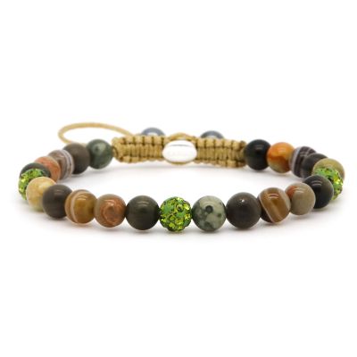 Spiral Coffee Date XS (green crystal)