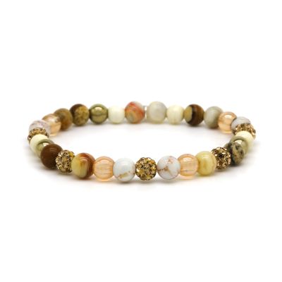 Spiral Mindy XS Elastic (gold crystal)
