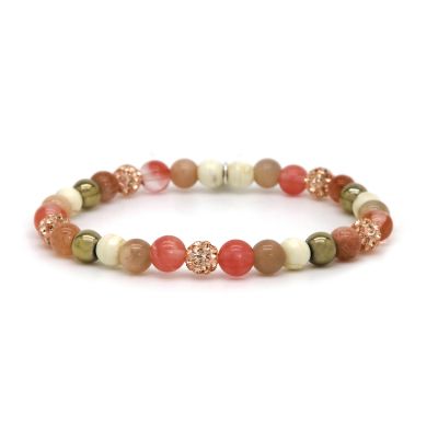 Spiral Mira XS Elastic (rosegold crystal)