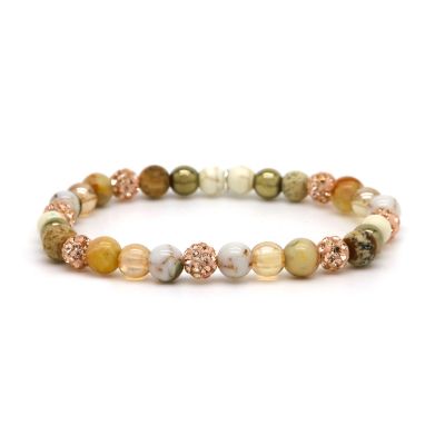 Spiral Aimee XS Elastic (rosegold crystal)