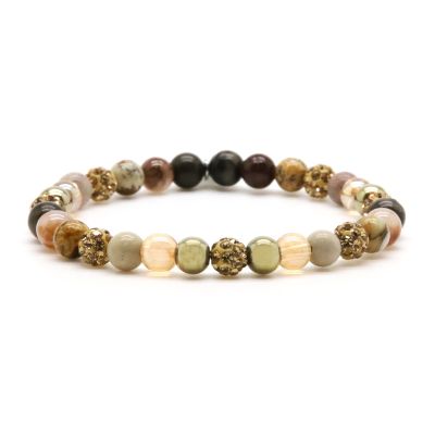 Spiral Maeva XS Elastic (gold crystal)