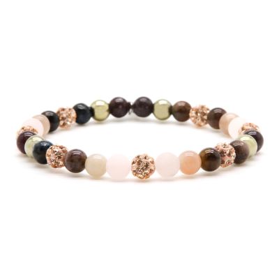 Spiral Lorena XS Elastic (rosegold crystal)