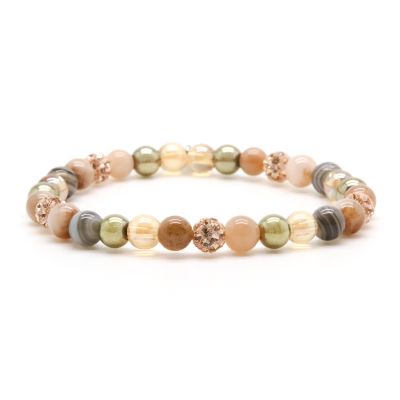 Spiral Novalie XS Elastic (rosegold crystal)