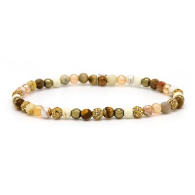 Spiral Mindy XXS Elastic (gold crystal)