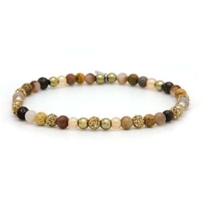 Spiral Nelia XXS Elastic (gold crystal)