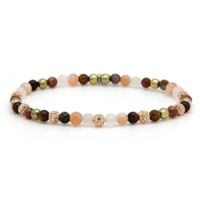 Spiral Violeta XXS Elastic (rosegold crystal)