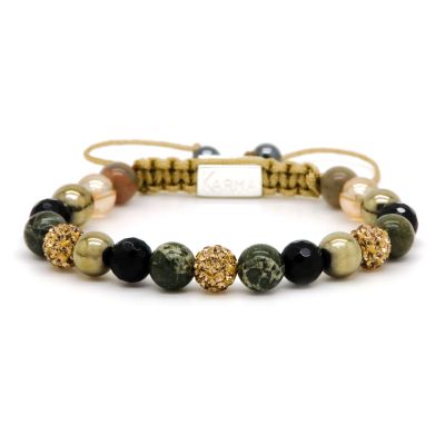 Spiral Nadine M (gold crystal)