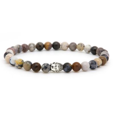 Luke Silver Buddha Bead 6MM