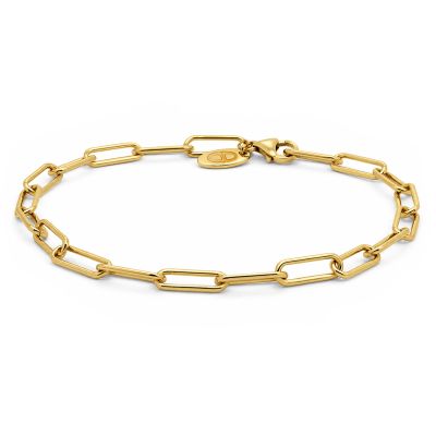 Bracelet Plain Round Square Chain