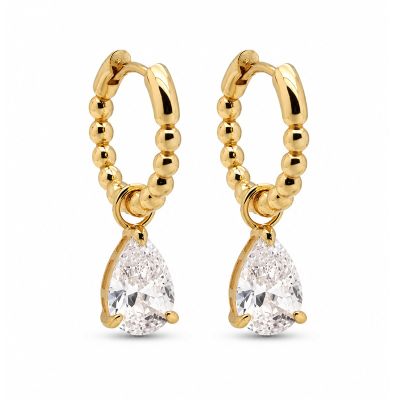 Hinged Hoops Anna Zirconia
