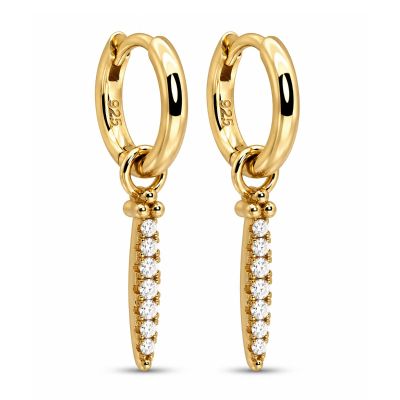 Hinged Hoops Mari Zirconia